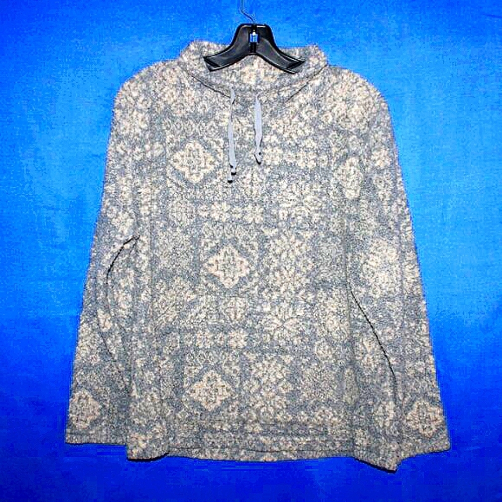 Gap Patterned Drawstring Pullover M - image 1